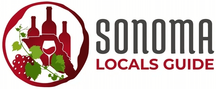 A red and white logo for sonora locals.